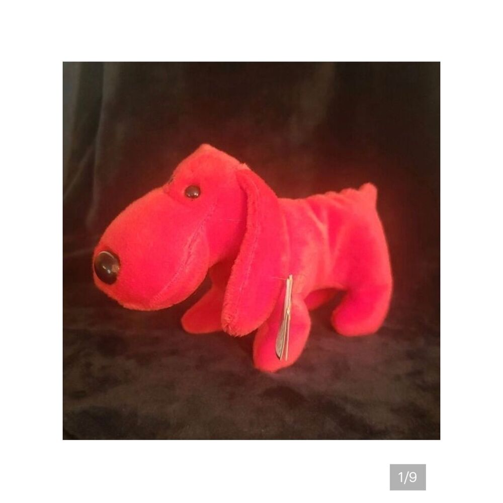 Vintage 1996 Ty Beanie Baby ROVER the Red Dog